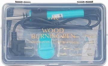 Lutownica Wood Pyrogrogry для дерева + аксессуаров