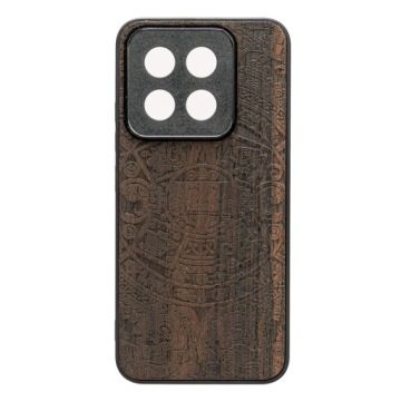 Dřevěné Pouzdro Bewood pro Xiaomi 14T Pro Kalendář Aztécký Ziricote