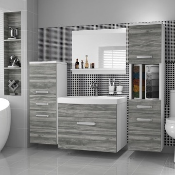 Мебель для ванной комнаты с ЗЕРКАЛОМ и РАКОВИНОЙ