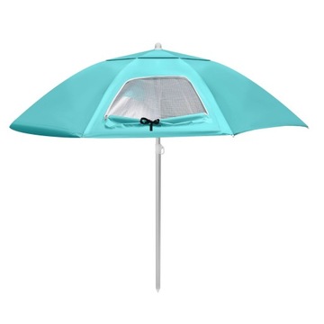 Большой пляжный зонт 2в1, складная садовая палатка-ширма в чехле
