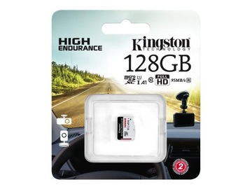 KINGSTON SDCE/128GB Kingston 128GB microSDXC Endurance 95R/45W C10 A1 UHS-I