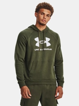 BLUZA MĘSKA Z KAPTUREM UNDER ARMOUR DRESOWA SPORTOWA BAWEŁNA 1379758