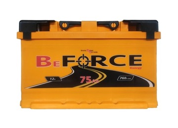 AKUMULATOR BeFORCE 75Ah 12V 760A