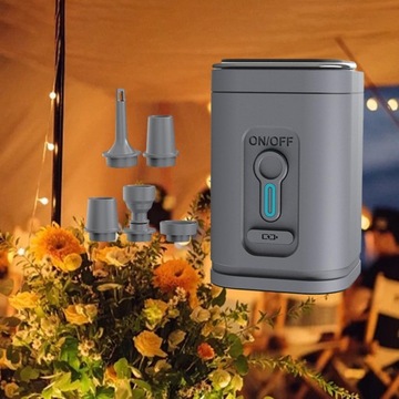 Mini pompka do napełniania i spuszczania powietrza Pompka USB, szara