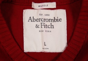 ABERCROMBIE&FITCH NEW YORK _ SWETER _ L _ MEN _ 94% BAWEŁNA