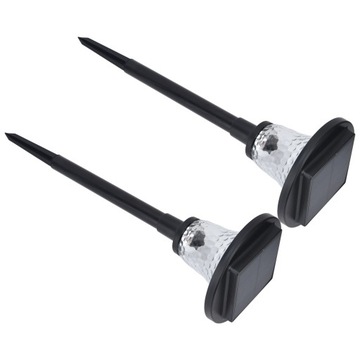 2 zestaw Solar Yard Lights Pathway Lamp IP65 z