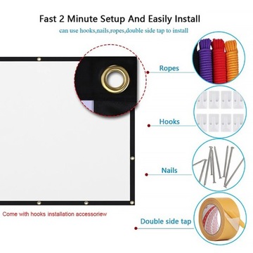 Экран проектора Проектор на открытом воздухе Кемпинг