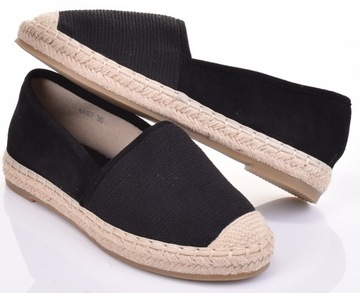 TENISÓWKI ESPADRYLE DAMSKIE ELEGANCKIE KLASYCZNE MODNE WYGODNE