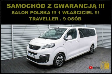 Peugeot Traveller LONG L2 + 9 OSÓB + Salon POLSKA