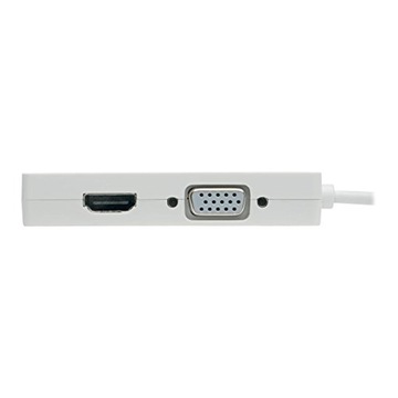 Многопортовый адаптер Eaton Tripp Lite USB-C (M/3xF) — 4K HDMI, DVI, VGA, HDCP,
