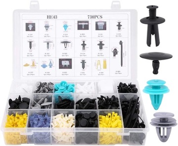 SPINKI SAMOCHODOWE KLIPSY TAPICERKI SPINKA KOŁEK 730EL