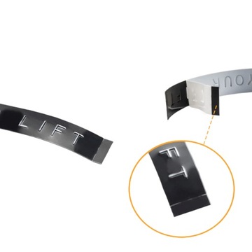 Набор из 3-х лент для эмбоссора DYMO OMEGA 3D 9 мм.