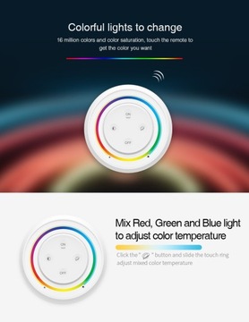 FUT038SA Комплект светодиодов MiLight RGBW, белый пульт дистанционного управления