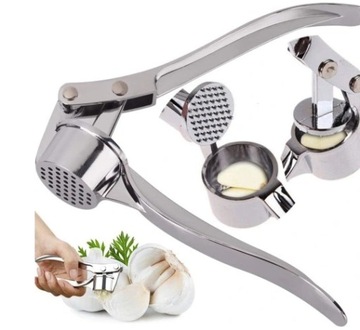 WYCISKACZ PRASKA DO CZOSNKU ZGNIATACZ STALOWY SIEKACZ WYCISKARKA PRASA