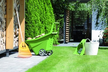 Садовая тележка Prosperplast LOAD & GO III, 95л, черный