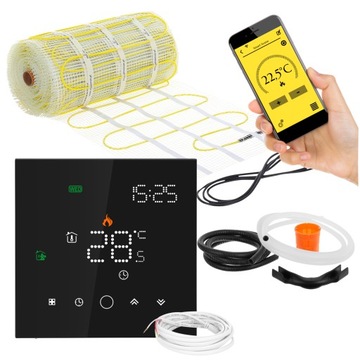 ZESTAW MATA GRZEWCZA grzejna Mission Air pod płytki MA-160W/m² 9m² WIFi