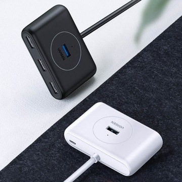 UGREEN АДАПТЕР-концентратор-разветвитель USB-C 4x USB 3.0 1M