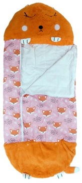 СПАЛЬНЫЙ МЕШОК ПОДУШКА 2в1 Пеленка FOX для ребенка дошкольного возраста