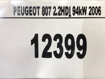 PEUGEOT 807 PHEDRA ULISEE SEDADLO LEVÝ PŘEDNÍ