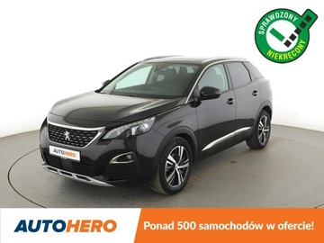 Peugeot 3008 II Crossover 1.2 PureTech 130KM 2019 Peugeot 3008 automat full LED panorama półskóra