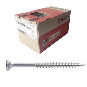 WKRĘT WURTH ASSY 4x50/30 SAMOWIERCĄCE KONFIRMATY 500 SZT