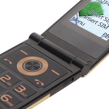 Telefon komórkowy z klapką 4g dla seniorów z dużym przyciskiem i wyraźnym d