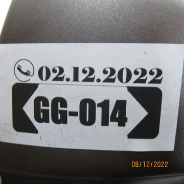 GG-014 VÍKO KUFRU KUFRU 5D HTB 8Q KIA CEED I