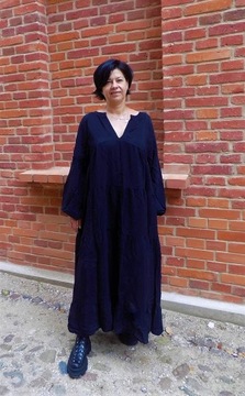 Długa sukienka we włoskim stylu- ostatnia sztuka !