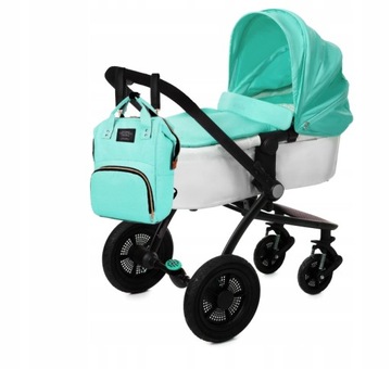 Torba Do Wózka Turkusowa Plecak