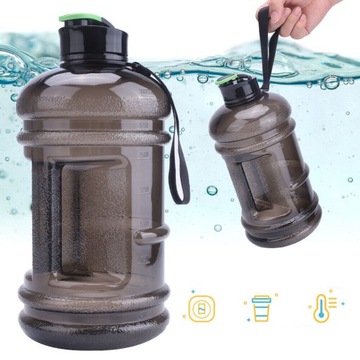 СПОРТИВНАЯ БУТЫЛКА ДЛЯ ВОДЫ, НЕ СОДЕРЖИТ БФА, ГНЕЗПОЧНАЯ, С КРЫШКОЙ И РУЧКОЙ, 2,2 Л