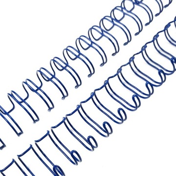 Grzbiet drutowy do bindowania 3,17cm niebieski