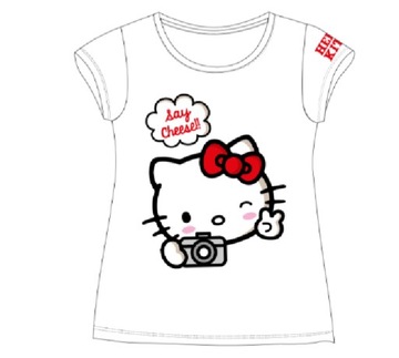 T-Shirt Koszulka Hello Kitty 134 Biała
