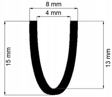 БЕСЦВЕТНАЯ кромочная полоса кромочная 4мм