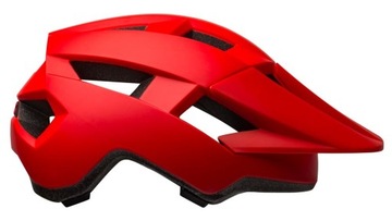 Kask juniorski Bell Spark Junior matte gloss red - uniwersalny (50-57CM)