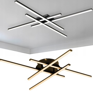 LAMPA SUFITOWA PLAFON LED WISZĄCA REGULOWANA SALON POKÓJ NOWOCZESNA 3 BARWY