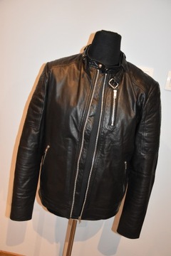 JACK JONES TORINO BIKER JACKET SKÓRA KURTKA MĘSKA M