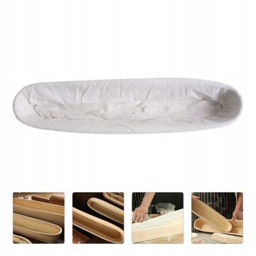1Pc Banneton do sprawdzania Rattan Brotform kosz