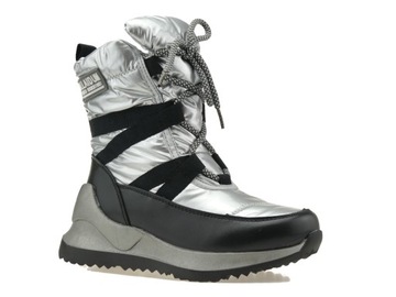 BUTY ZIMOWE DZIEWCZĘCE OCIEPLANE ŚNIEGOWCE R.32