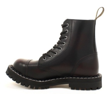 СТАЛЬ БУРГ./ЧЕРНЫЕ БОТИНКИ. 8-ДЗИУР 113/О/БУР/Б 38