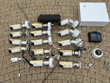 MONITORING 16 KAMER REJESTRATOR SWITCH PoE16X DAHUA ZESTAW TYKO PODŁĄCZYĆ