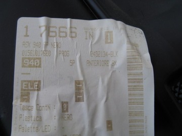 BOCZEK DRZWI LEWY PRZÓD SKÓRA ALFA ROMEO GIULIETTA