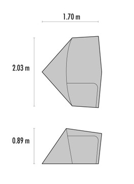 Палатка-тамбур MSR GearShed V2 для Elixir & Hubba NX - grn