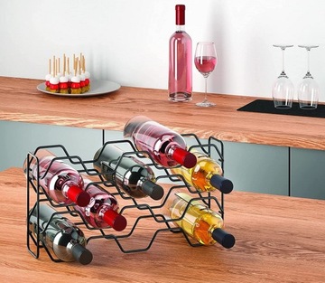 ФИРМЕННЫЙ СОВРЕМЕННЫЙ ОРГАНАЙЗЕР ПОДСТАВКА ДЛЯ ВИНА ВОДЫ 10 ШТ. ПОЛКА ДЛЯ ШВЕЙЦАРСКОЙ СТОЛЕШНИЦЫ