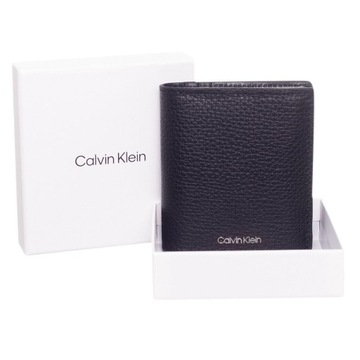 CALVIN KLEIN BEZPIECZNY PORTFEL MĘSKI BLACK