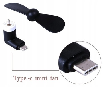 Вентилятор Вентилятор USB-C Вентилятор телефона