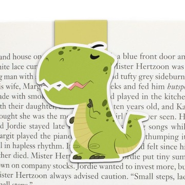 Zakładka do książek - Dinozaur, Trex - na prezent