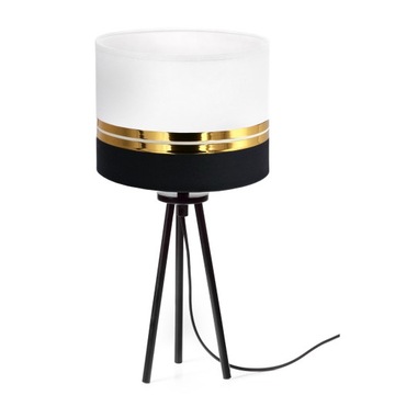 Luksusowa Lampka Nocna Glamour LED Tripod Edison E27