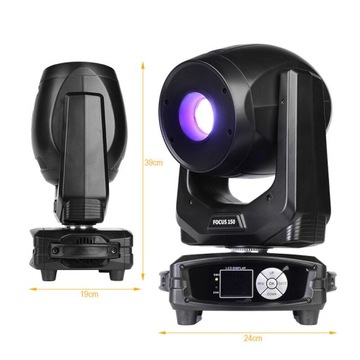 GŁOWICA RUCHOMA GŁOWA LED OŚWIETLENIE SCENICZNE LIGHT4ME FOCUS 150 SPOT