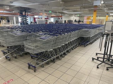 Wózki sklepowe wózek sklepowy WANZL magazynowy