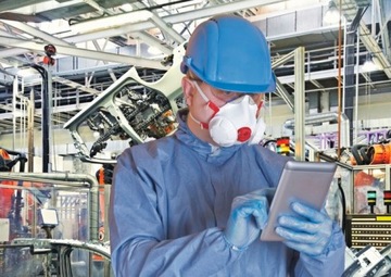 Полумаска Многоразовая защитная маска FFP3 FS-33V RD